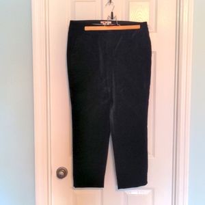Boden Black Velvet Dress Pants